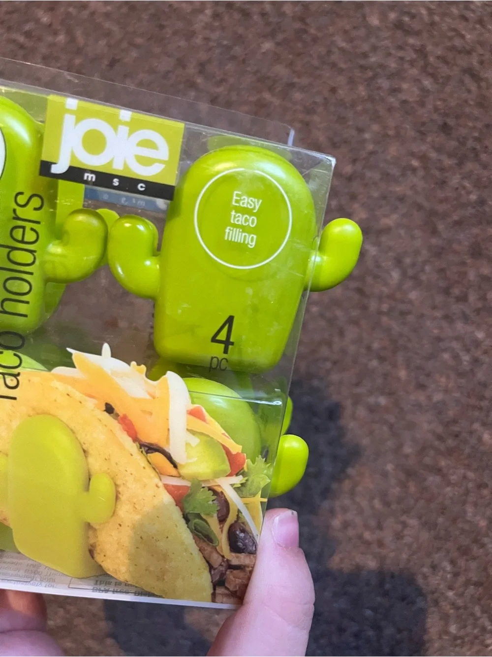 Joie Cactus Taco Holders - Bright Lime Four Piece